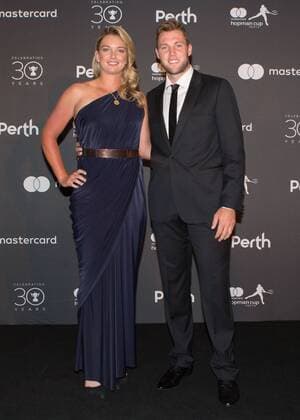 Hopman Cup feature COCO VANDEWEGHE JACK SOCK Team USA New Years Eve Gala new year s Eve Ball tennis Hopman Cup 2018 ITF Perth arena Perth Western Australia Australia 31 December 2017 Â Copyright: xJuergenxHasenkopfx