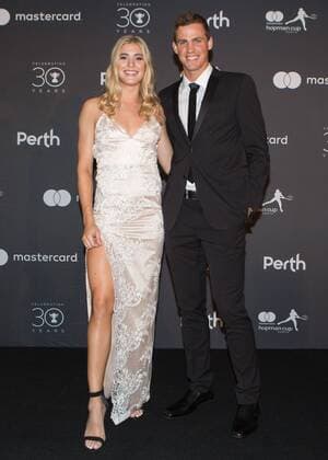 Hopman Cup feature EUGENIE BOUCHARD VASEK POSPISIL Team Canada new years Eve Gala new year s Eve Ball tennis Hopman Cup 2018 ITF Perth arena Perth Western Australia Australia 31 December 2017 Â Copyright: xJuergenxHasenkopfx