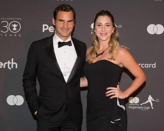 Hopman Cup feature BELINDA BENCIC ROGER FEDERER team Switzerland new years Eve Gala new year s Eve Ball tennis Hopman Cup 2018 ITF Perth arena Perth Western Australia Australia 31 December 2017 Â Copyright: xJuergenxHasenkopfx