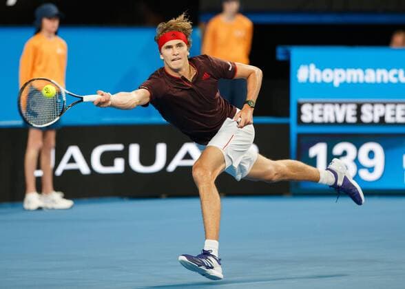 ALEXANDER ZVEREV GER tennis Hopman Cup 2018 ITF Perth arena Perth Western Australia Australia 1 January 2018 Â Copyright: xJuergenxHasenkopfx