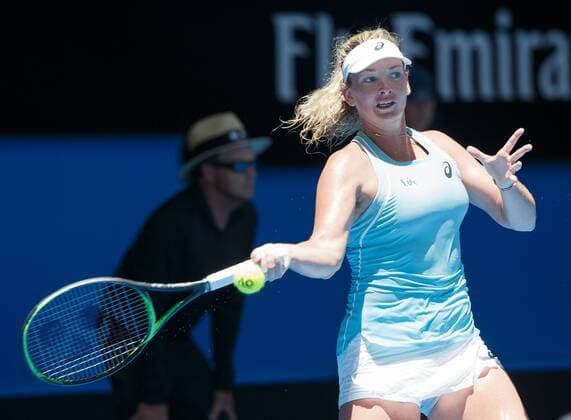 COCO VANDEWEGHE USA Team USA tennis Hopman Cup 2018 ITF Perth arena Perth Western Australia Australia 2 January 2018 Â Copyright: xJuergenxHasenkopfx