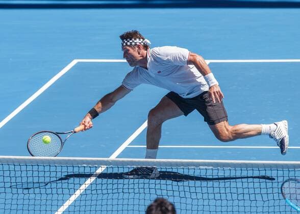 COCO VANDEWEGHE PAT CASH substitute Team USA tennis Hopman Cup 2018 ITF Perth arena Perth Western Australia Australia 2 January 2018 Â Copyright: xJuergenxHasenkopfx