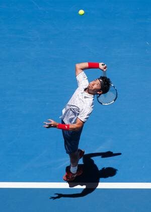 YUICHI SUGITA JPN team Japan premium above bird s eye shadow tennis Hopman Cup 2018 ITF Perth arena Perth Western Australia Australia 2 January 2018 Copyright: xJuergenxHasenkopfx