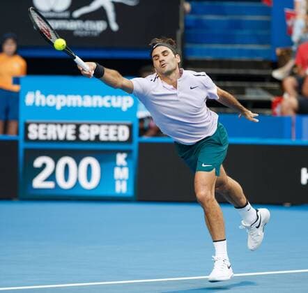 ROGER FEDERER SUI team Switzerland tennis Hopman Cup 2018 ITF Perth arena Perth Western Australia Australia 2 January 2018 Â Copyright: xJuergenxHasenkopfx