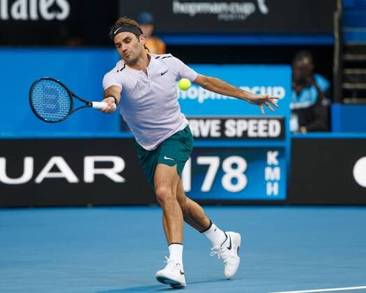 ROGER FEDERER SUI team Switzerland tennis Hopman Cup 2018 ITF Perth arena Perth Western Australia Australia 2 January 2018 Â Copyright: xJuergenxHasenkopfx