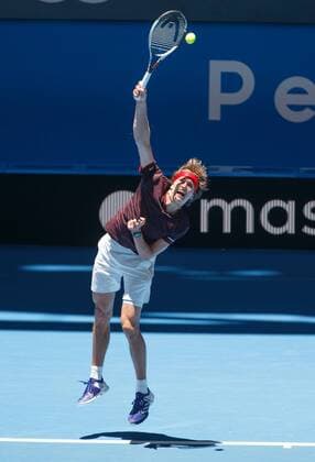 ALEXANDER ZVEREV GER Team Germany tennis Hopman Cup 2018 ITF Perth arena Perth Western Australia Australia 3 January 2018 Â Copyright: xJuergenxHasenkopfx