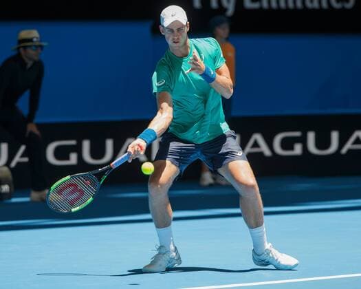 VASEK POSPISIL CAN Team Canada tennis Hopman Cup 2018 ITF Perth arena Perth Western Australia Australia 3 January 2018 Â Copyright: xJuergenxHasenkopfx
