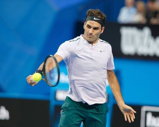 ROGER FEDERER team Switzerland tennis Hopman Cup 2018 ITF Perth arena Perth Western Australia Australia 4 January 2018 Â Copyright: xJuergenxHasenkopfx