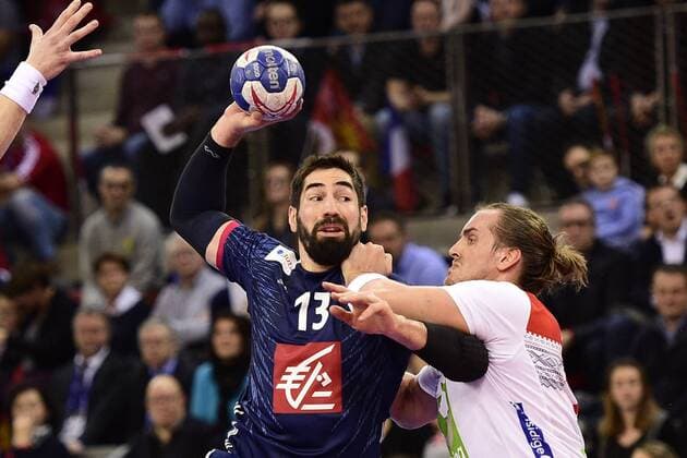 Nikola Karabatic (France) HANDBALL : France vs Norvege - Golden League - Rouen - 04 01 2018 JBAutissier Panoramic 