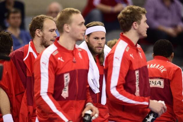 Mikkel Hansen (Danemark) HANDBALL : Danemark vs Egypte - Golden League - Rouen - 04 01 2018 JBAutissier Panoramic 