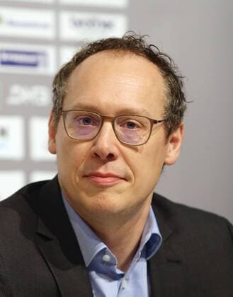 Stuttgart handball match Germany vs Iceland DHB of President and CEO Mark Schober