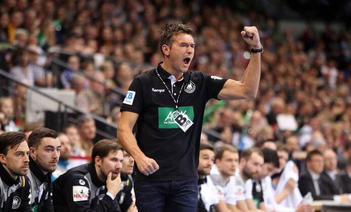 Germany DHB Island Germany Stuttgart 04 01 2018 handball match Germany DHB Island Christian Prokop trainer Germany