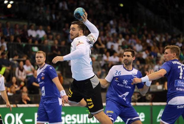 Germany DHB Island Germany Stuttgart 04 01 2018 handball match Germany DHB Island mi Jannik Kohlbacher Germany