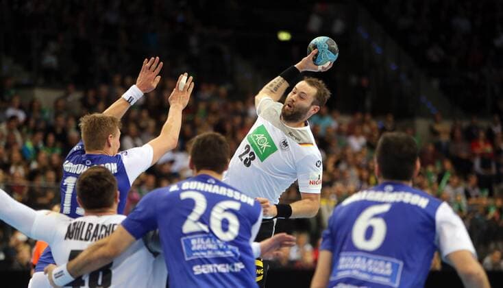 Germany DHB Island Germany Stuttgart 04 01 2018 handball match Germany DHB Island mi Steffen Fäth Germany