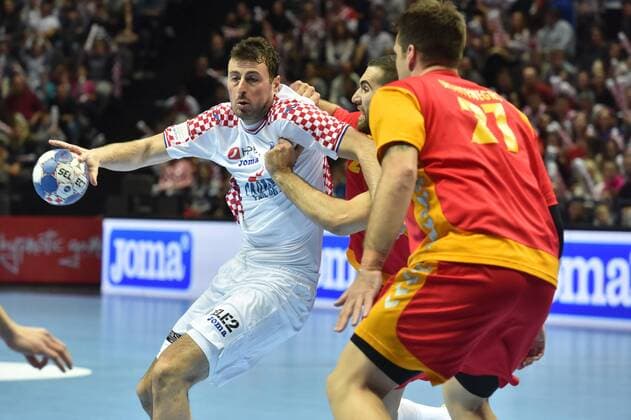 Croatia VS Montenegro - friendly match 05.01.2018., Spaladium Arena, Split, Croatia - Handball Friendly international match Länderspiel Croatia vs Montenegro. Domagoj Duvnjak.  HrvojexJelavic PIXSELL