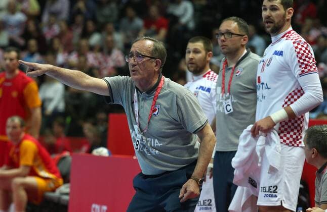 Croatia VS Montenegro - friendly match 05.01.2018., Spaladium Arena, Split, Croatia - Handball Friendly international match Länderspiel Croatia vs Montenegro. Lino Cervar.  IvoxCagalj PIXSELL
