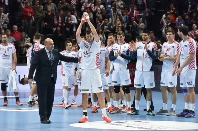 Friendly match - Croatia VS Montenegro 05.01.2018., Spaladium Arena, Split - Friendly international handball match; Croatia - Montenegro. Domagoj Duvnjak.  HrvojexJelavic PIXSELL