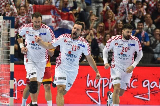 Friendly match - Croatia VS Montenegro 05.01.2018., Spaladium Arena, Split - Friendly international handball match; Croatia - Montenegro. Igor Vori, Zlatko Horvat, Tin Kontrec.  HrvojexJelavic PIXSELL