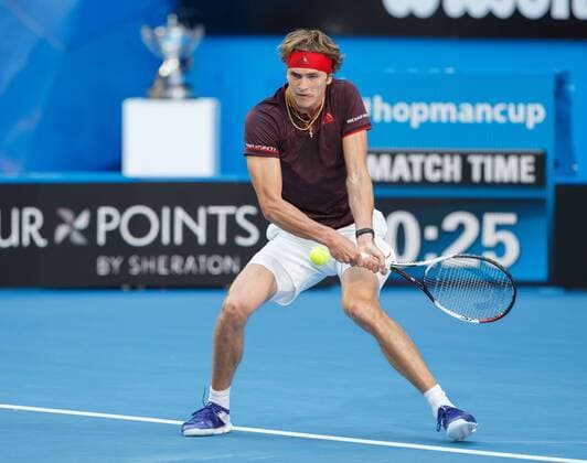 ALEXANDER ZVEREV Team Germany final tennis Hopman Cup 2018 ITF Perth arena Perth Western Australia Australia 6 January 2018 Â Copyright: xJuergenxHasenkopfx