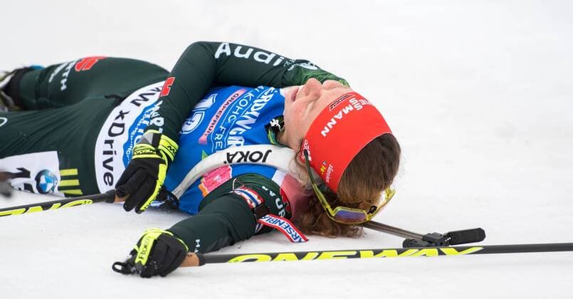 Oberhof, DKB Arena, IBU World Cup Biathlon, 06.01.2018, 6 JAN 2018, Verfolgung, WOMEN 10 KM PURSUIT, Start Time 12:15 Bild: DAHLMEIER, Laura (Deutschland, GER, Pursuit, Women, Oberhof 2018, 13) *** Oberhof DKB arena IBU World Cup biathlon 06 01 2018 6 JAN 2018 tracking WOMEN 10 KM PURSUIT start time 12 15 picture DAHLMEIER Laura Germany GER pursuit women Oberhof 2018 13 Copyright: Fotograf:xVolkerxDanzerx+++xAgenturxHMBxMedia HeikoxBecker