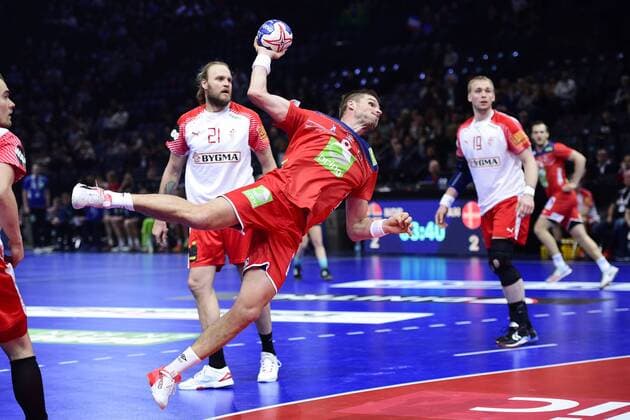 Bjarte Myrhol (Norvege) HANDBALL : Norvege vs Danemark - Golden League - Paris - 06 01 2018 JBAutissier Panoramic 