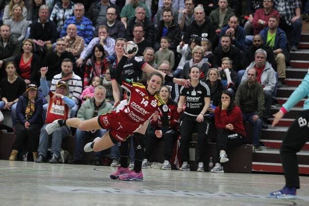 Sanne Hoekstra Bensheim on the cast playing the HSG Bensheim Auerbach vs babes Metzingen in the 1 handball Bundesliga of women on 06 01 2018 photo Michael Bermel Eibner Bensheim Copyright: xMichaelxBermel Eibner-Pressefotox EP_mbl
