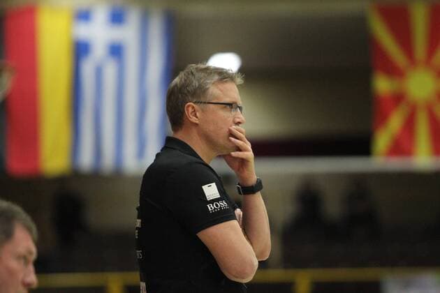 Rene Hamann Boeriths coach Metzingen playing the HSG Bensheim Auerbach vs babes Metzingen in the 1 handball Bundesliga of women on 06 01 2018 photo Michael Bermel Eibner Bensheim Copyright: xMichaelxBermel Eibner-Pressefotox EP_mbl