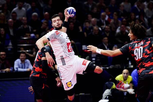 Nedim Remili (France) HANDBALL : France vs Egypte - Golden League - Paris - 06 01 2018 JBAutissier Panoramic 