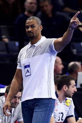 Dider Dinart - entraineur (France) HANDBALL : France vs Egypte - Golden League - Paris - 06 01 2018 JBAutissier Panoramic 