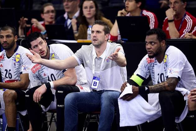 Guillaume Gille - entraineur Adjoint (France) HANDBALL : France vs Egypte - Golden League - Paris - 06 01 2018 JBAutissier Panoramic 