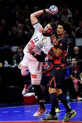 Luka Karabatic (France) HANDBALL : France vs Egypte - Golden League - Paris - 06 01 2018 JBAutissier Panoramic 