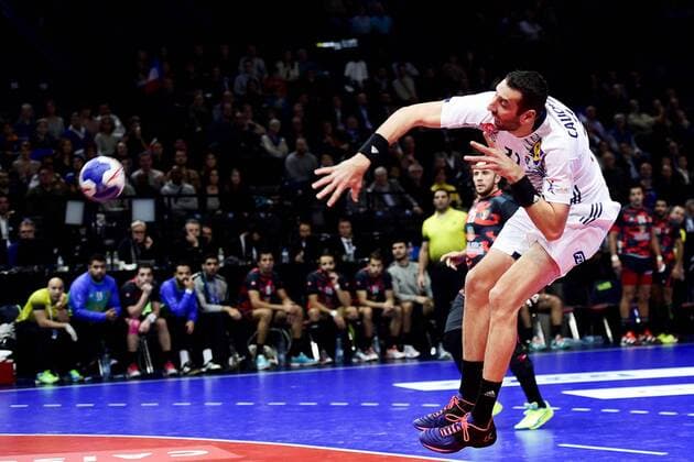 Raphael Caucheteux (France) HANDBALL : France vs Egypte - Golden League - Paris - 06 01 2018 JBAutissier Panoramic 