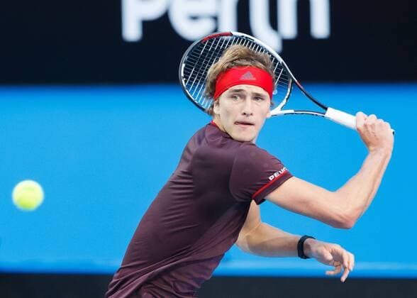 ALEXANDER ZVEREV Team Germany final tennis Hopman Cup 2018 ITF Perth arena Perth Western Australia Australia 6 January 2018 Â Copyright: xJuergenxHasenkopfx