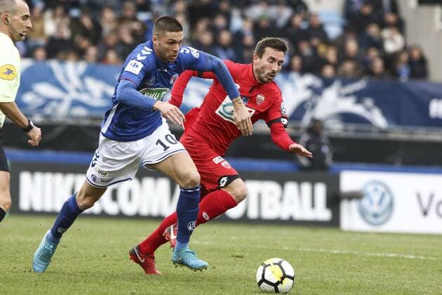 Martin JONAS; Racing Strasbourg FOOTBALL : Strasbourg vs Dijon - Coupe de France - 07 01 2018 ElyxandroCEGARRA Panoramic 