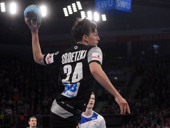 New Ulm ratiopharm arena 7 1 2018 men handball test match international match Germany Iceland PATRICK GROETZKI RHEIN NECKAR LÖWEN in Germany