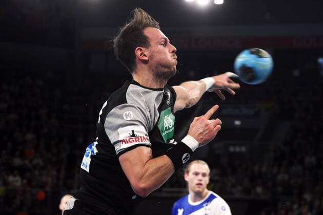 New Ulm ratiopharm arena 7 1 2018 men handball friendly international match Germany Iceland KAI HÄFNER TSV HANNOVER BURGDORF Germany