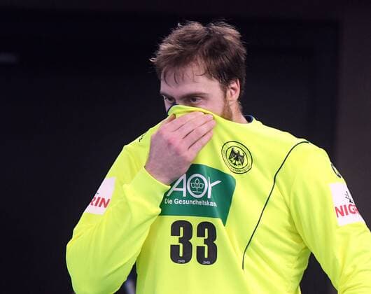New Ulm ratiopharm arena 7 1 2018 men handball friendly international match Germany Iceland of ANDREAS WOLFF THW KIEL Germany