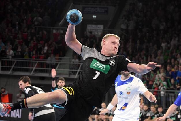 New Ulm ratiopharm arena 7 1 2018 men handball friendly international match Germany Iceland PATRICK WIENCEK THW KIEL Germany