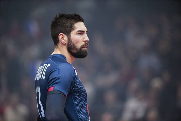 Nikola KARABATIC (FRA) HANDBALL : FRANCE v DANEMARK - GOLDEN LEAGUE PARIS 2018 - 07 01 2018 StephaneAllaman Panoramic 