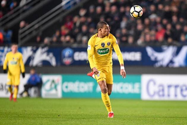 29 KYLIAN MBAPPE (psg) FOOTBALL : Rennes vs Paris SG - Coupe de France - 07 01 2018 AnthonyBIBARD FEP Panoramic 