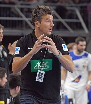 New Ulm ratiopharm arena 7 1 2018 men handball friendly international match Germany Iceland coach Germany Christian Prokop
