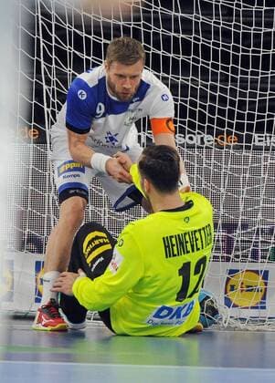 New Ulm ratiopharm arena 7 1 2018 men handball friendly international match Germany Iceland Fair Play Gudjon Valur SIGURDSSON Island SILVIO Hamad FOXES BERLIN Germany