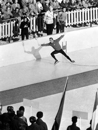 WINTER OLYMPICS IN CORTINA IN 1956 - GUIDO CAROLI IN ACTION ; 28 NOVEMBER 1963, Copyright: Topfoto  UnitedArchivesIPU467581