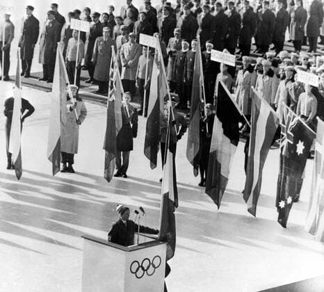 WINTER OLYMPICS IN CORTINA IN 1956 ; 28 NOVEMBER 1963, Copyright: Topfoto  UnitedArchivesIPU467584