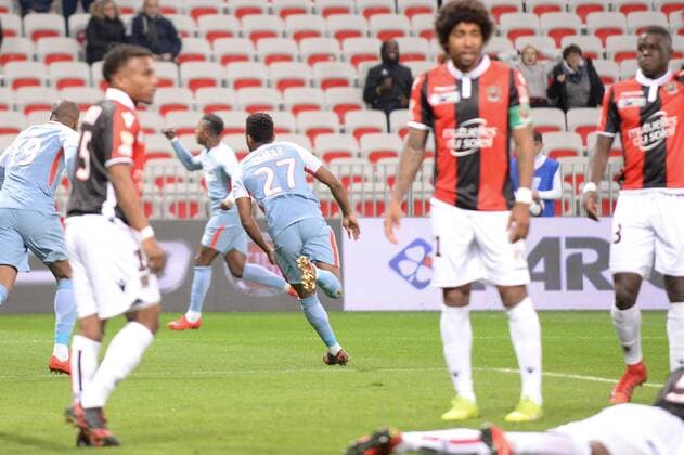 27 THOMAS LEMAR (mon) - JOIE FOOTBALL : Nice vs Monaco - Coupe de la Ligue - 09 01 2018 FEP Panoramic 