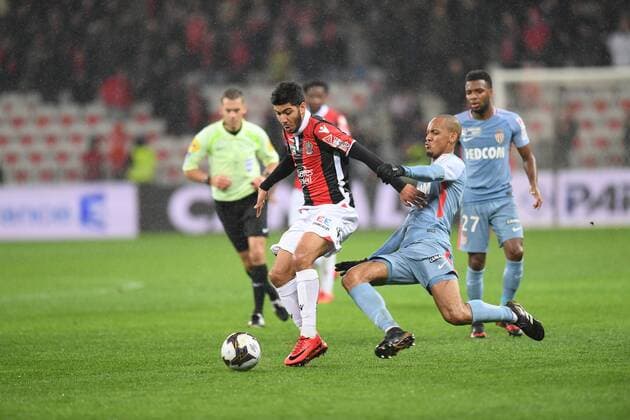 FOOTBALL : Nice vs Monaco - Coupe de la Ligue - 09 01 2018 FEP Panoramic 
