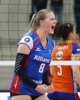 Stuttgart CEV Cup volleyball Alliance MTV Stuttgart vs VK UP Olomouc Julia Shepherd Alliance