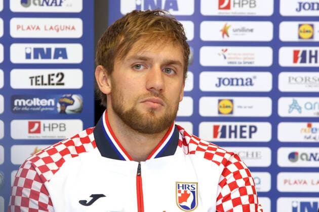 Lino Cervar presented a list of team members who will compete at the European Championships 11.01.2018., Croatia, Split - Coach of the Croatian national handball representation Lino Cervar presented a list of team members who will compete at the European Championships. Igor Vori and Luka Cindric participated in the press conference PK Pressekonferenz  MirandaxCikotic PIXSELL