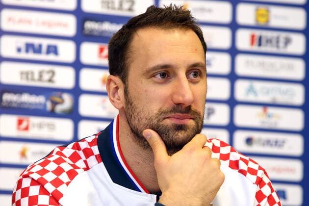 Lino Cervar presented a list of team members who will compete at the European Championships 11.01.2018., Croatia, Split - Coach of the Croatian national handball representation Lino Cervar presented a list of team members who will compete at the European Championships. Igor Vori and Luka Cindric participated in the press conference PK Pressekonferenz  MirandaxCikotic PIXSELL