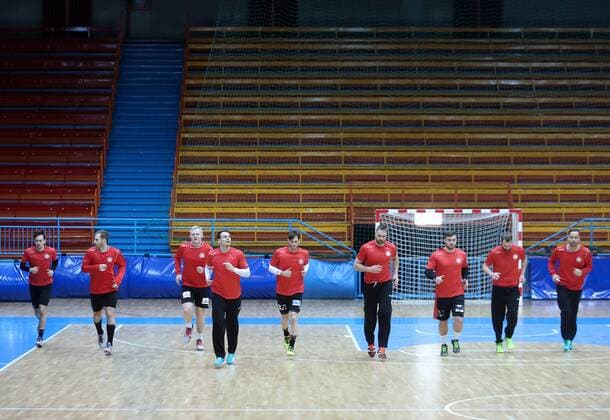 PXL_Training of German national handball team 11.01.2018., Dom sportova, Zagreb, Croatia - Training of the German national handball team before the start of the European Championship EM Europameisterschaft  SanjinxStrukic PIXSELL